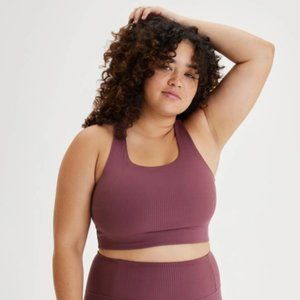 Girlfriend Collective Goji RIB Paloma Racerback Bra